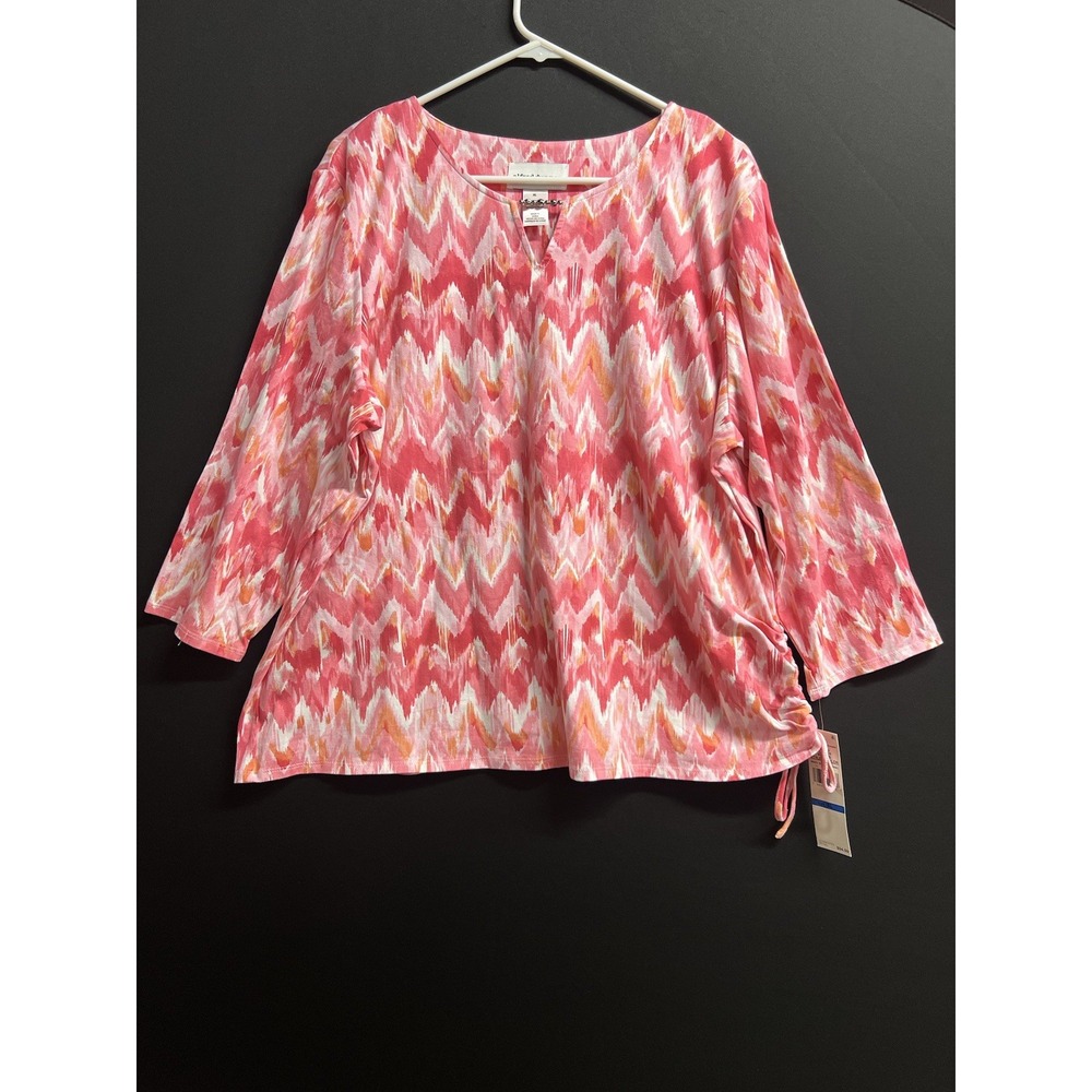 Alfred Dunner Top Size XL pink NWT